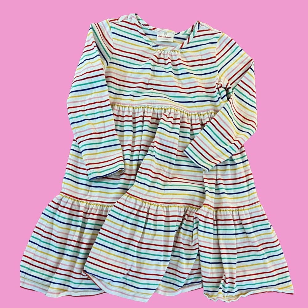Hanna Andersson Multicolor Striped Dress